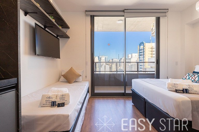 Easy Star - Studio com vista panorâmica para a cidade - UT01