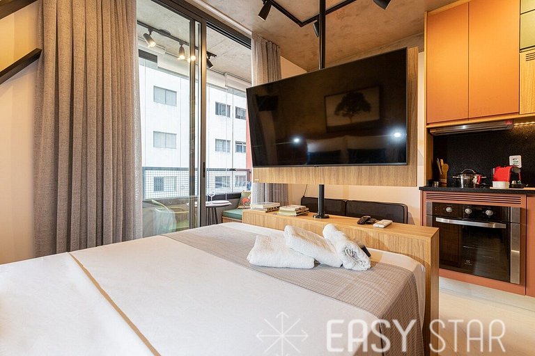 Easy Star - Studio lindo próximo a Paulista - UT03H