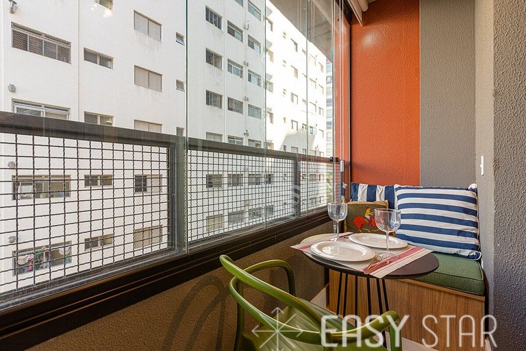 Easy Star - Studio lindo próximo a Paulista - UT03H