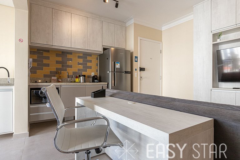 Easy Star - Studio iluminado no Campo Belo - UO01H