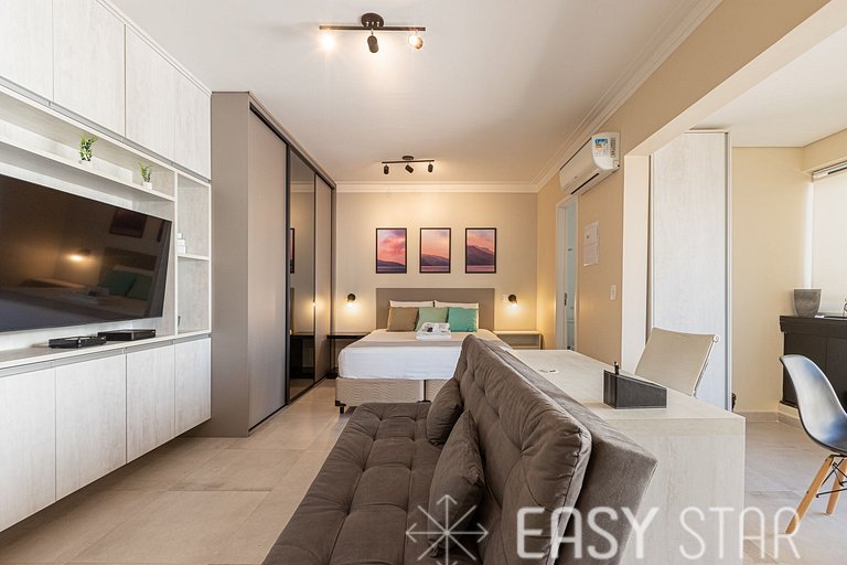 Easy Star - Studio iluminado no Campo Belo - UO01H