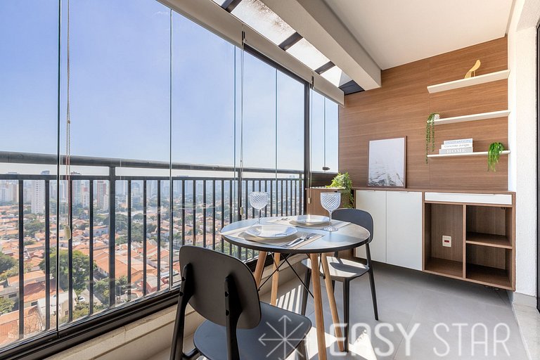 Easy Star - Studio vista livre no Campo Belo -- UO03H