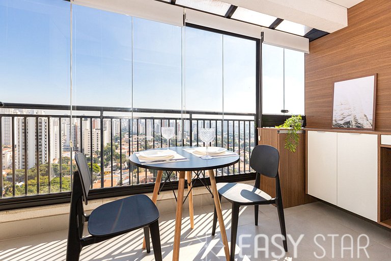 Easy Star - Studio vista livre no Campo Belo -- UO03H