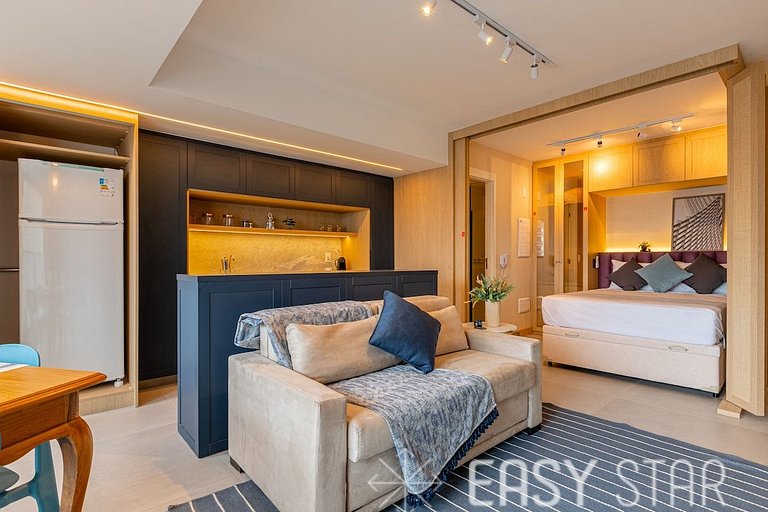 Easy Star - Studio cheio de estilo proximo da linha lilás -