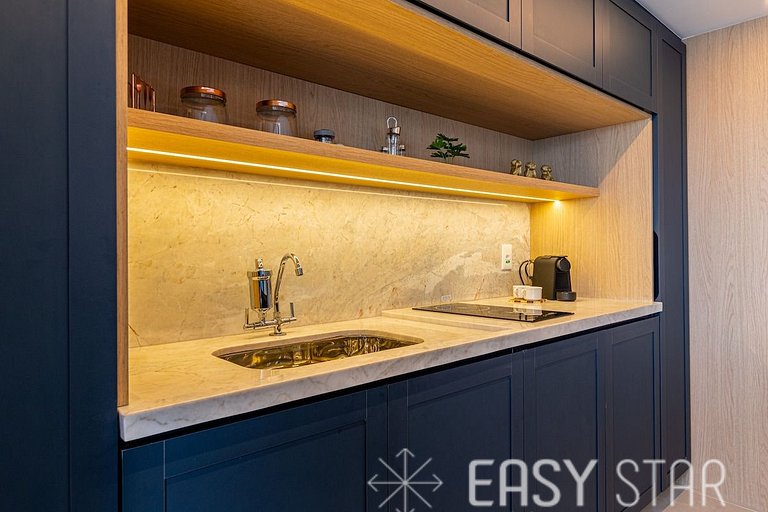 Easy Star - Studio cheio de estilo proximo da linha lilás -