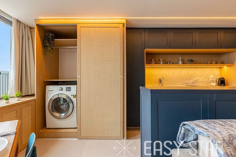 Easy Star - Studio cheio de estilo proximo da linha lilás -