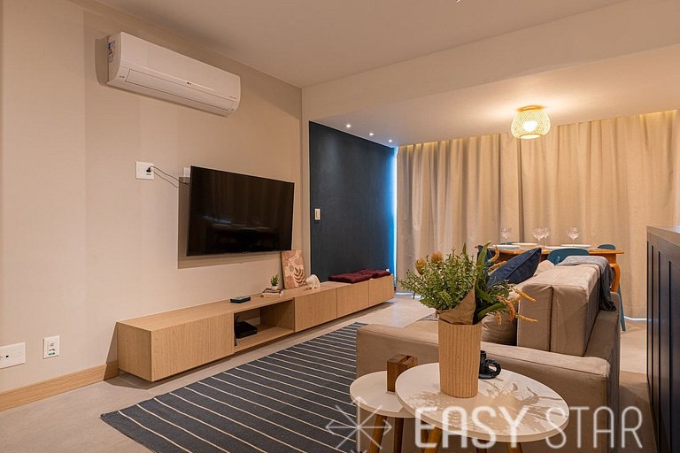 Easy Star - Studio cheio de estilo proximo da linha lilás -