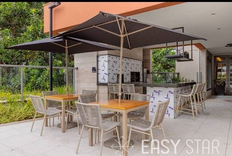 Easy Star - Studio cheio de estilo proximo da linha lilás -