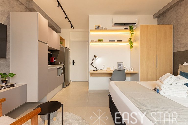 Easy Star - Studio no coração da Consolação com vista livre