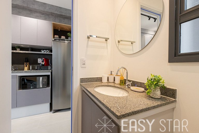 Easy Star - Studio no coração da Consolação com vista livre