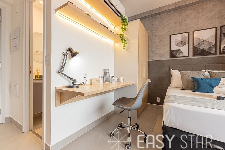 Easy Star - Studio no coração da Consolação com vista livre