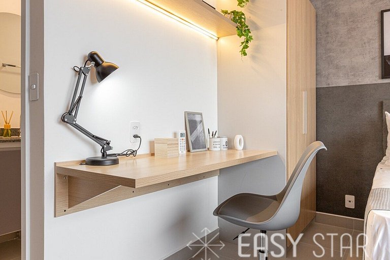 Easy Star - Studio no coração da Consolação com vista livre