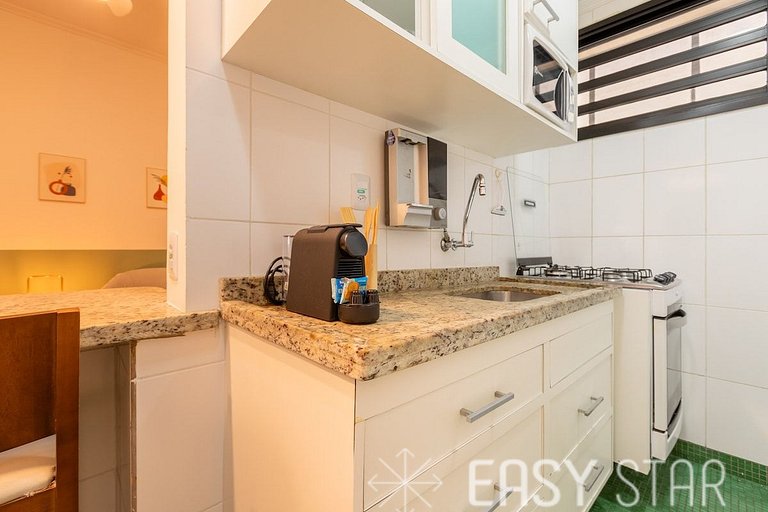 Easy Star - Confortavel apartamento 2 quartos no Paraiso - V