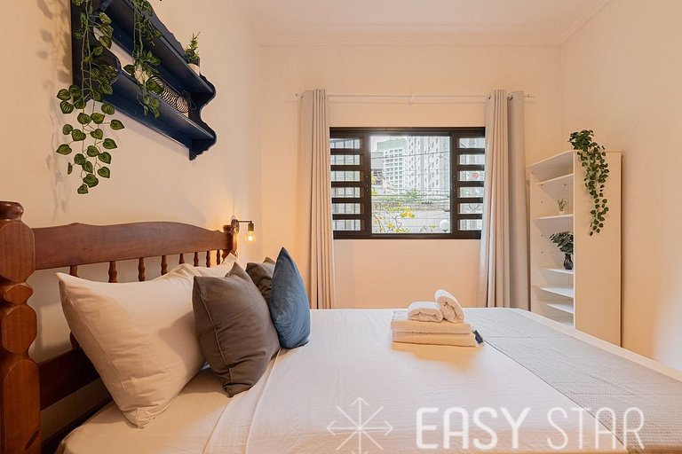 Easy Star - Confortavel apartamento 2 quartos no Paraiso - V