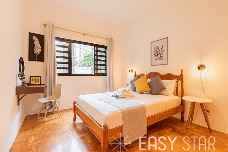 Easy Star - Confortavel apartamento 2 quartos no Paraiso - V