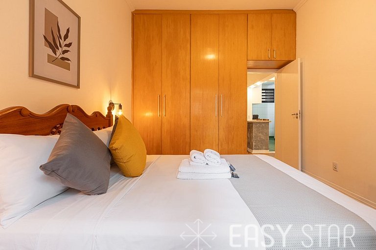 Easy Star - Confortavel apartamento 2 quartos no Paraiso - V