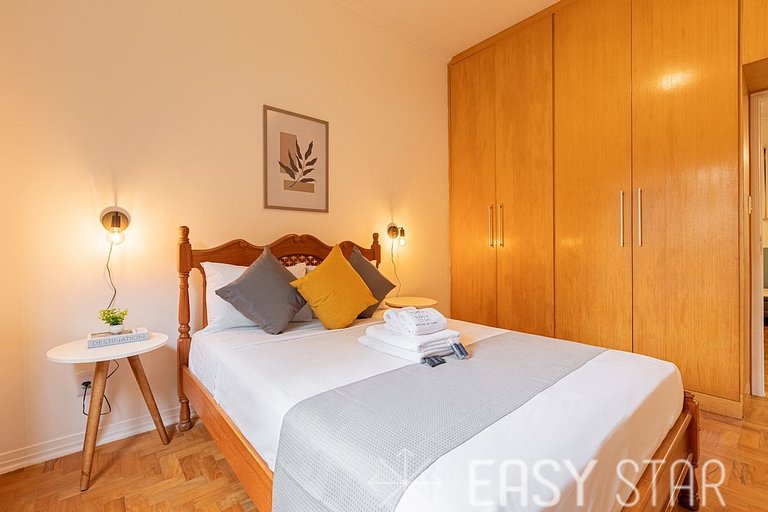 Easy Star - Confortavel apartamento 2 quartos no Paraiso - V