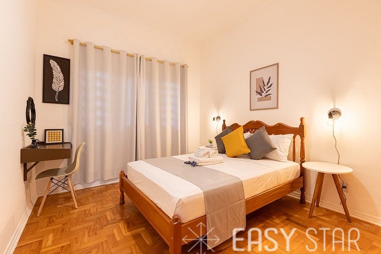 Easy Star - Confortavel apartamento 2 quartos no Paraiso - V