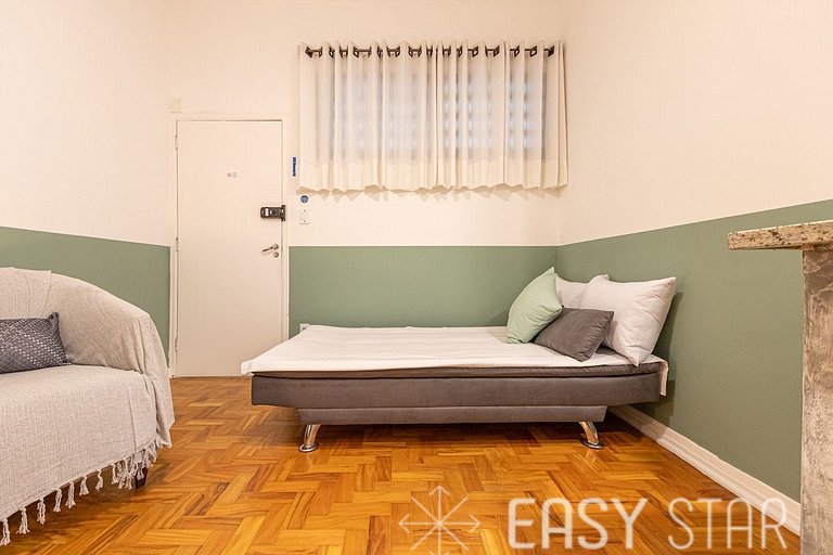Easy Star - Confortavel apartamento 2 quartos no Paraiso - V