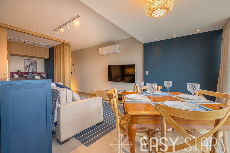 Easy Star - Studio cheio de estilo proximo da linha lilás -