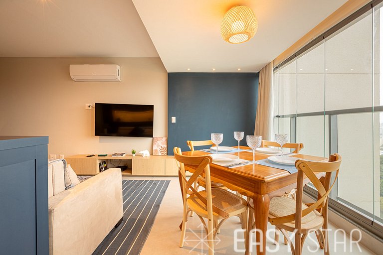 Easy Star - Studio cheio de estilo proximo da linha lilás -