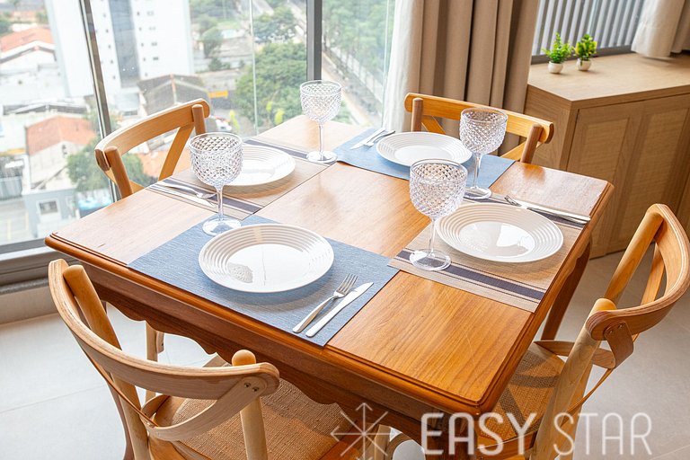 Easy Star - Studio cheio de estilo proximo da linha lilás -