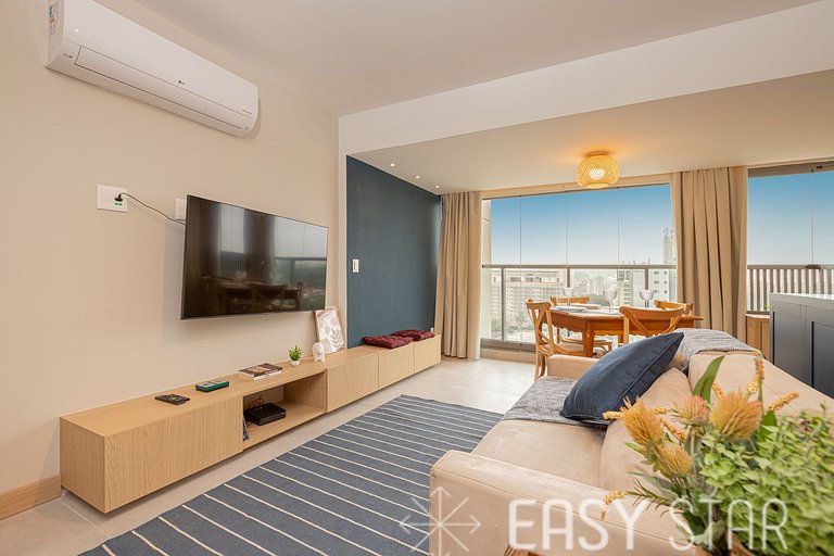 Easy Star - Studio cheio de estilo proximo da linha lilás -