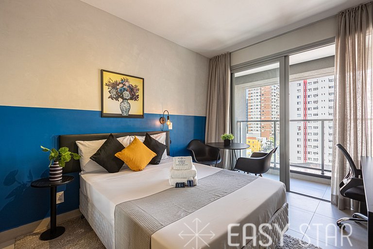 Easy Star - Studio encantador ao lado do Allianz Parque. - C