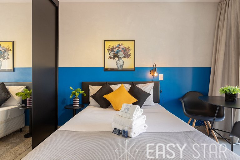 Easy Star - Studio encantador ao lado do Allianz Parque. - C