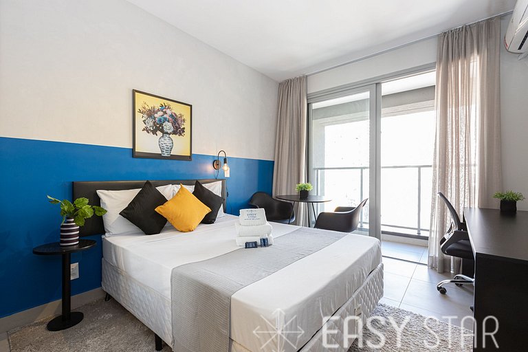 Easy Star - Studio encantador ao lado do Allianz Parque. - C