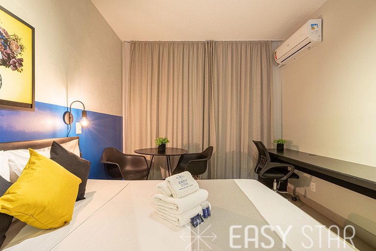 Easy Star - Studio encantador ao lado do Allianz Parque. - C