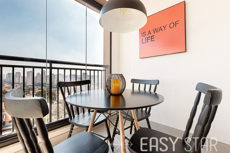 Easy Star - Studio deslumbrante no Campo belo - VR03H