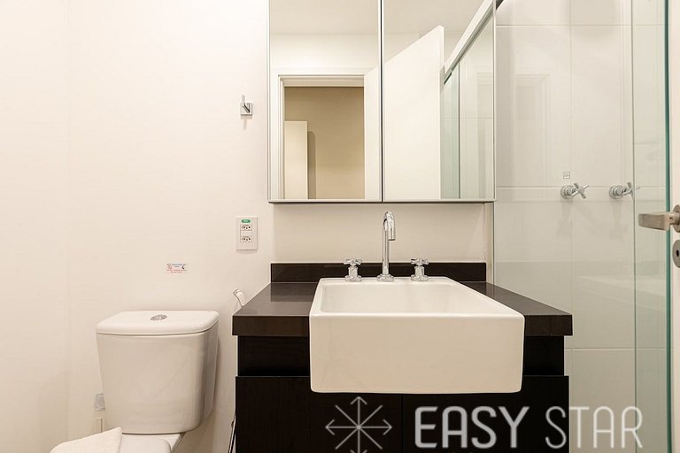 Luxuoso apartamento iluminado 2 quartos Pinheiros