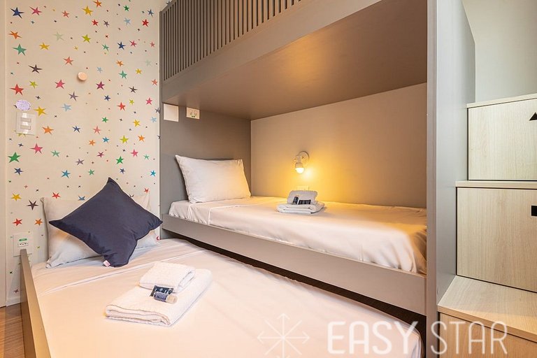 Luxuoso apartamento iluminado 2 quartos Pinheiros