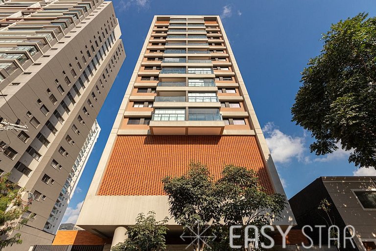 Luxuoso apartamento iluminado 2 quartos Pinheiros