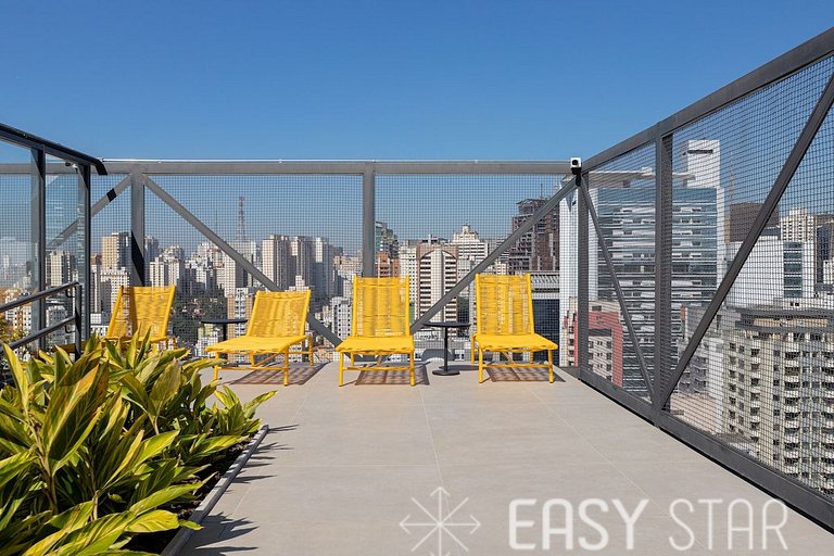 Easy Star - Studio fabuloso na Frei Caneca - WH03H