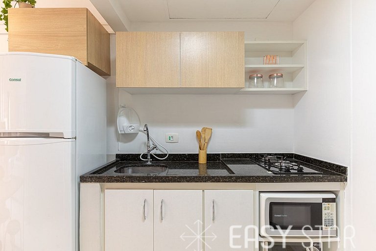 Easy Star - Lindo e aconchegante Flat no Jardins - WP01H