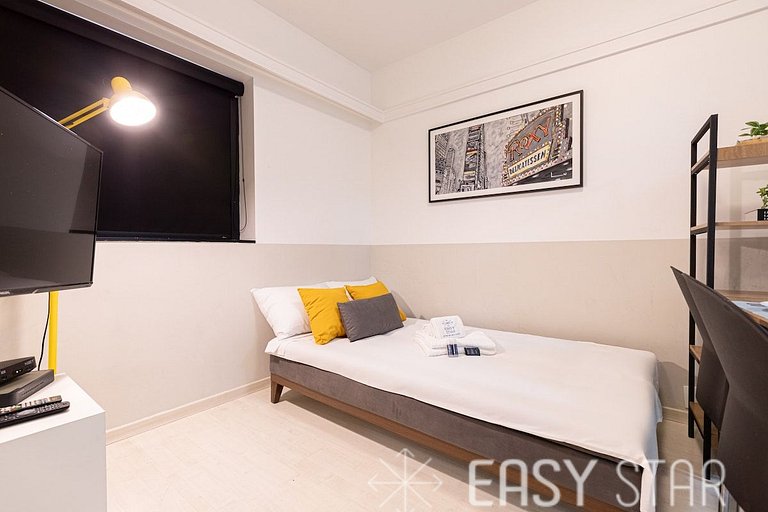 Easy Star - Lindo e aconchegante Flat no Jardins - WP01H