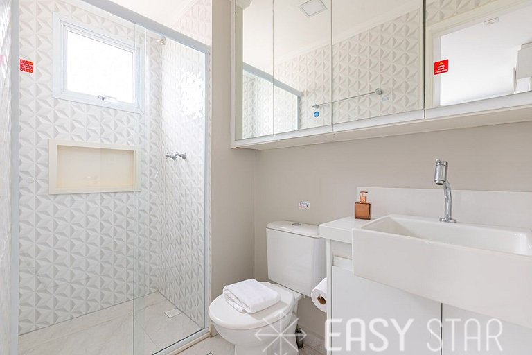 Easy Star - Lindo studio completo e iluminado - WV01H