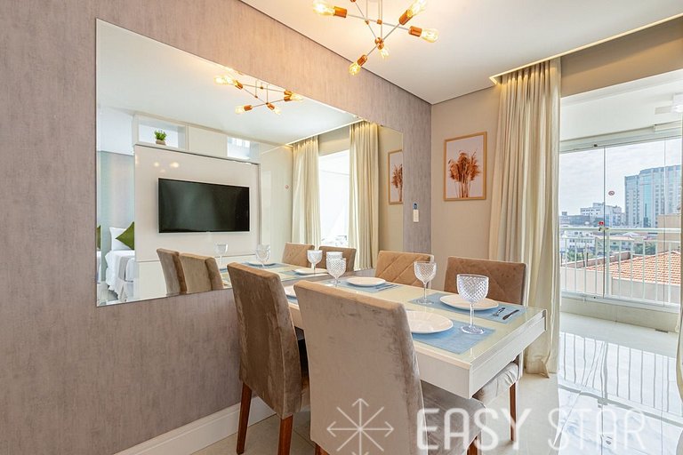 Easy Star - Lindo studio completo e iluminado - WV01H