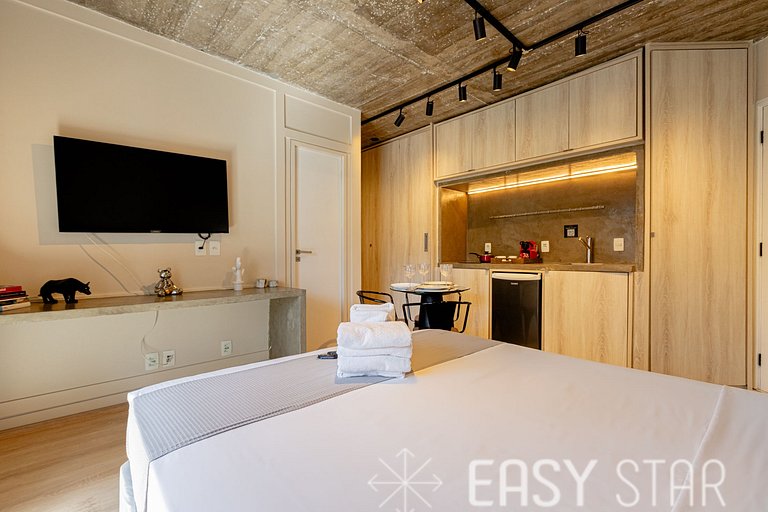 Easy Star - Flat Sofisticado no Jardins - WT02G