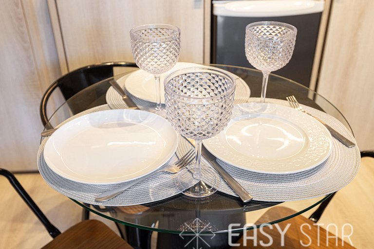 Easy Star - Flat Sofisticado no Jardins - WT02G