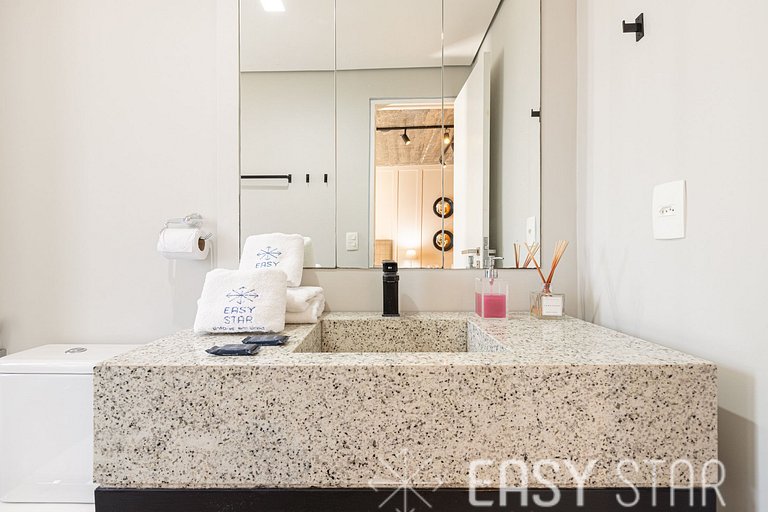 Easy Star - Flat Sofisticado no Jardins - WT02G
