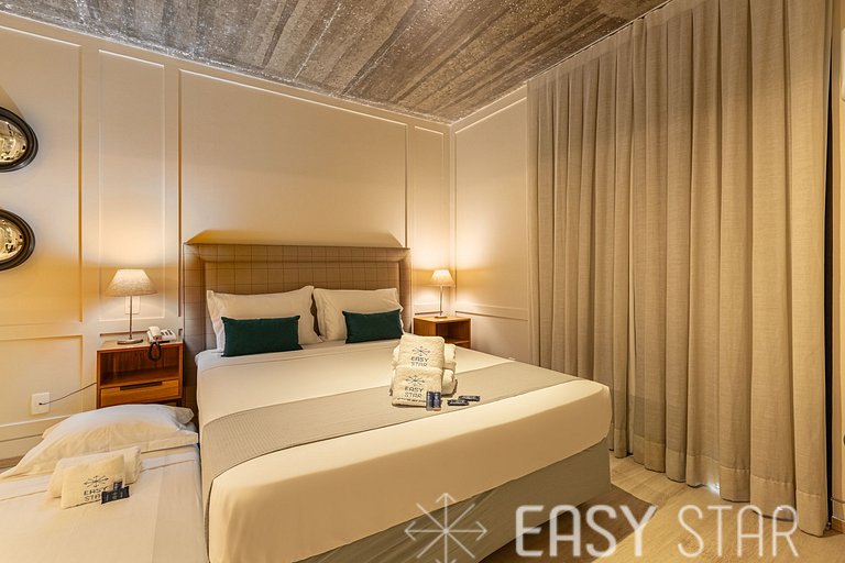 Easy Star - Flat Sofisticado no Jardins - WT02G
