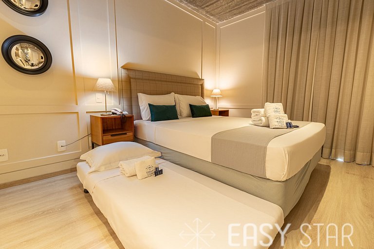 Easy Star - Flat Sofisticado no Jardins - WT02G