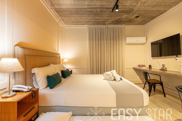 Easy Star - Flat Sofisticado no Jardins - WT02G