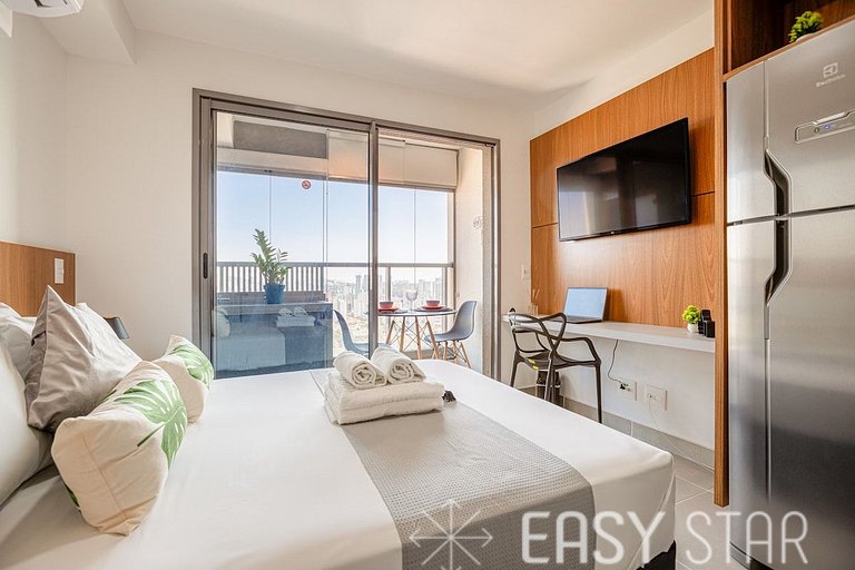 Easy Star - Studio com linda vista - XW01H