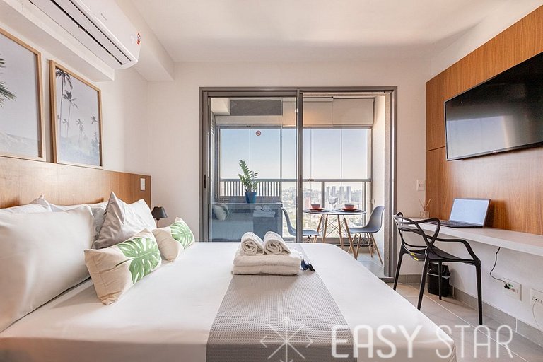 Easy Star - Studio com linda vista - XW01H