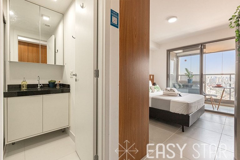 Easy Star - Studio com linda vista - XW01H