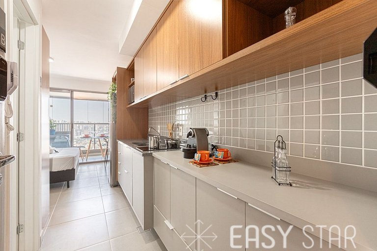 Easy Star - Studio com linda vista - XW01H